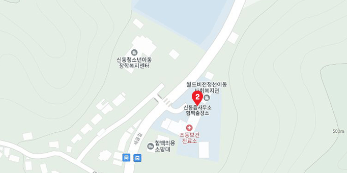 대피시설 지도 이미지